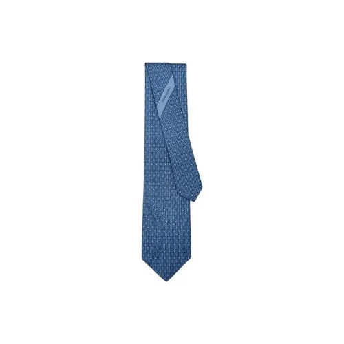 FERRAGAMO Ladder-print Silk Tie