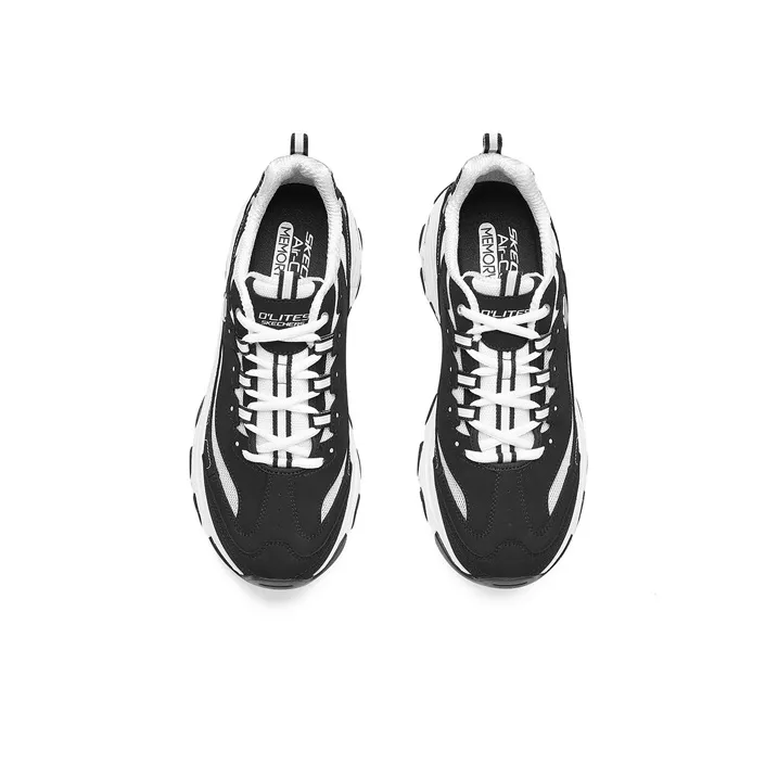 Skechers DLites 1.0 'Black White'-3