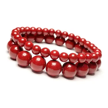 MOUNTAINS AND MANS Reconstructed Cinnabar Bracelets Unisex