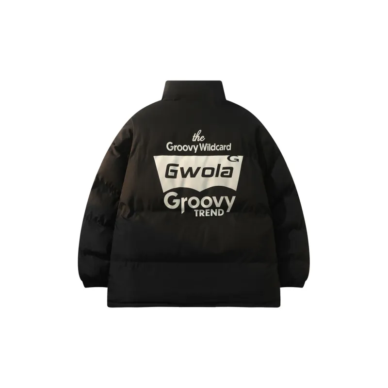 Gwola Puffer Jacket Unisex Black-1