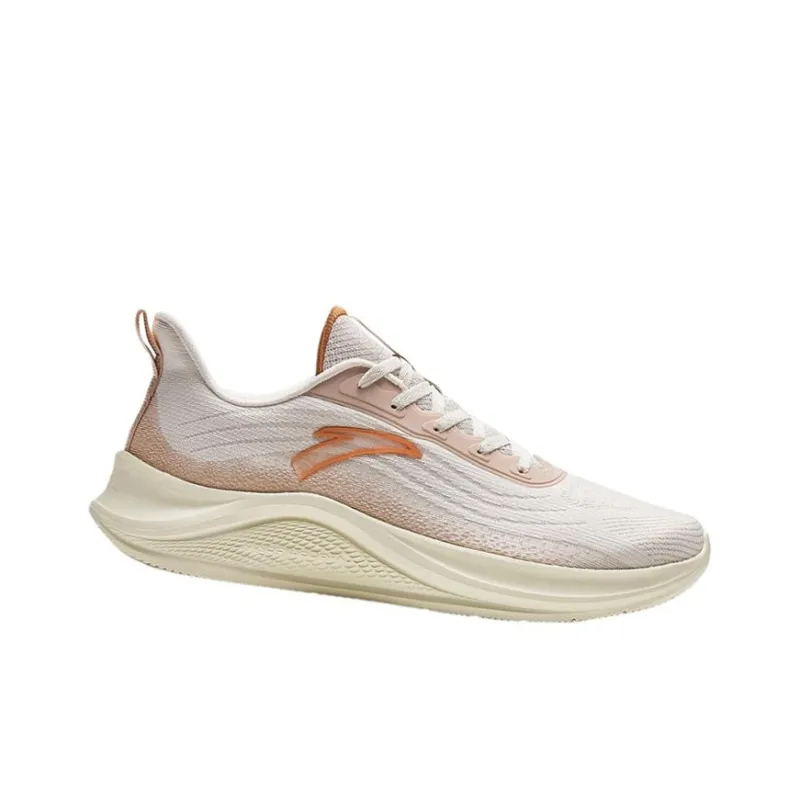 Anta Anti Slip Wear Resistant Low Top Running Shoes Men's White Brown-1