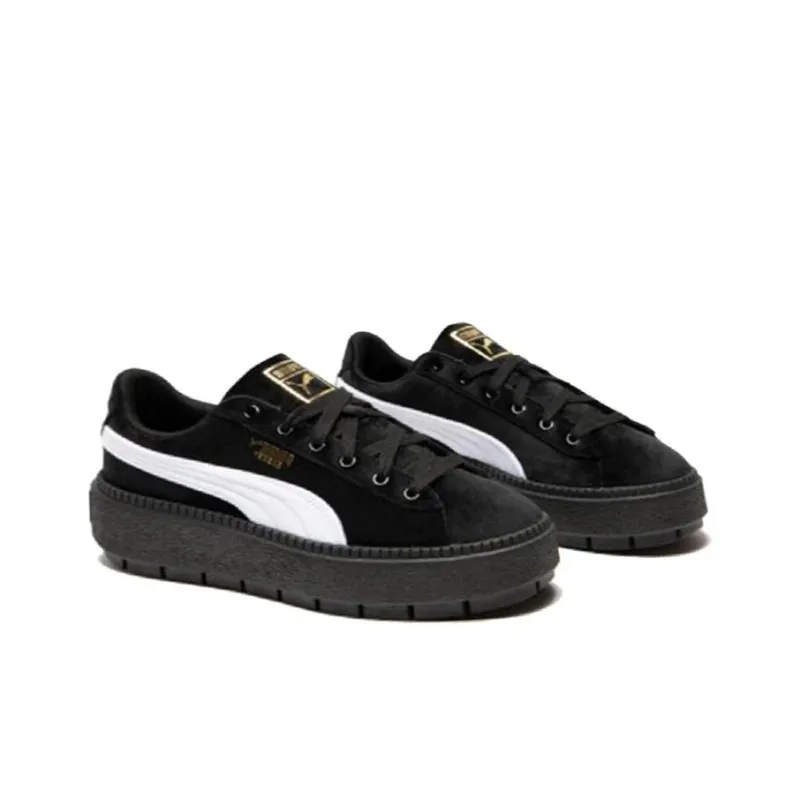 PUMA Platform Trace V Black/White Women's-3