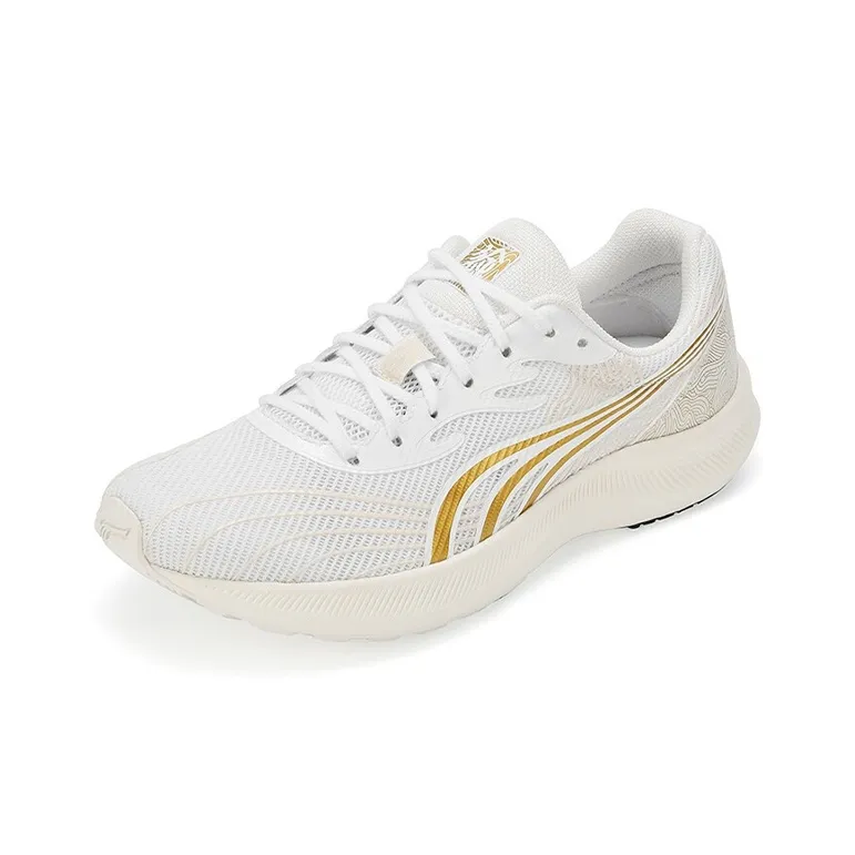 DO WIN Journey To The Second Generation Running Shoes Unisex Low Top White Gold-2