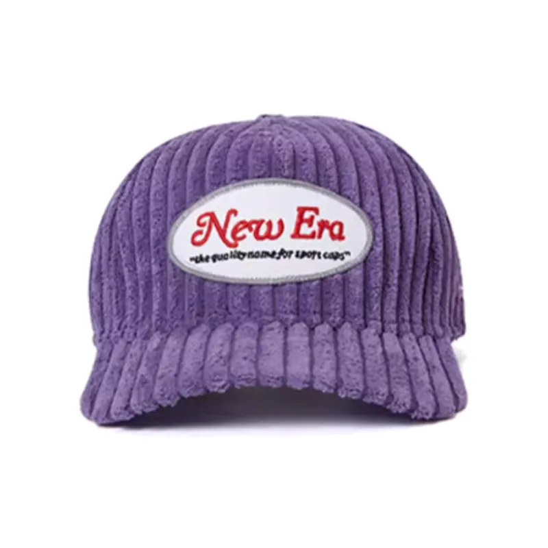 New Era Polyester Polyamide Composite Fiber Polypropylene Baseball Caps Unisex Purple-1