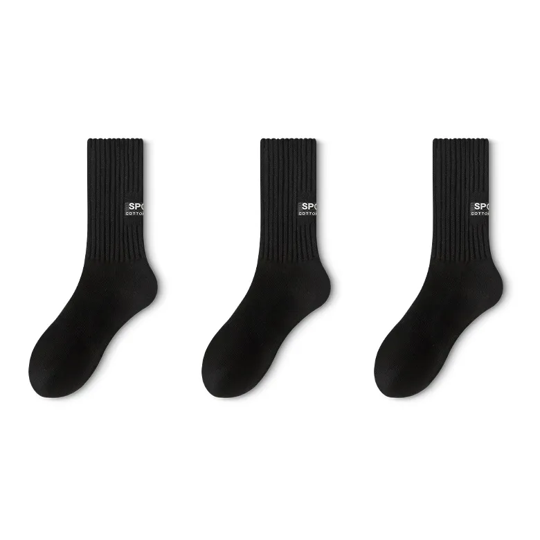 SALOATO Mid Calf Socks Unisex 3 Pack-25