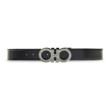 Ferragamo Gancini Reversible Leather Belt