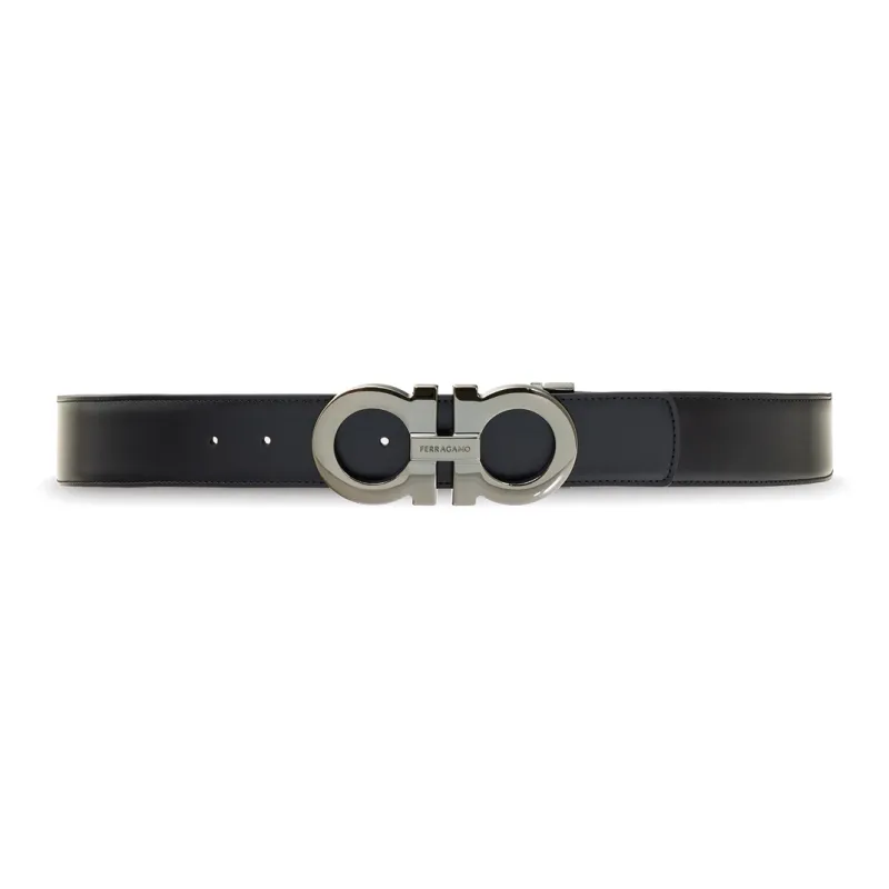 Ferragamo Gancini Reversible Leather Belt-0