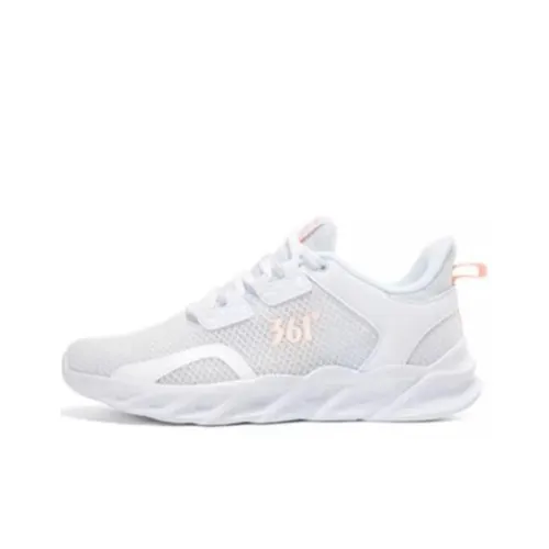 361° Running Shoes Women's Low-Top White Soft Pink