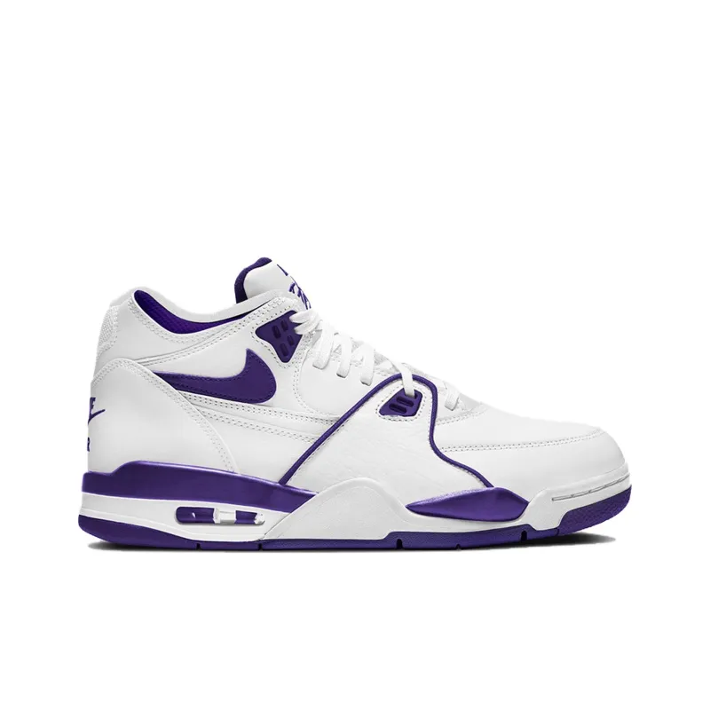 Nike Air Flight '89 White Court Purple-1