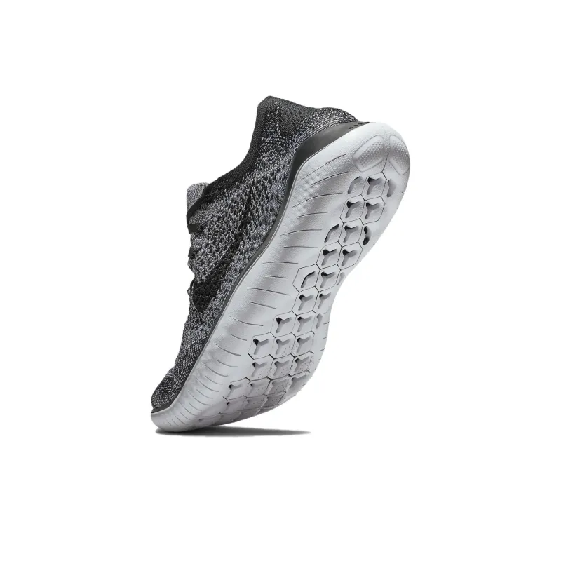 Nike Free Rn Flyknit 2018 Black White Ombre-3