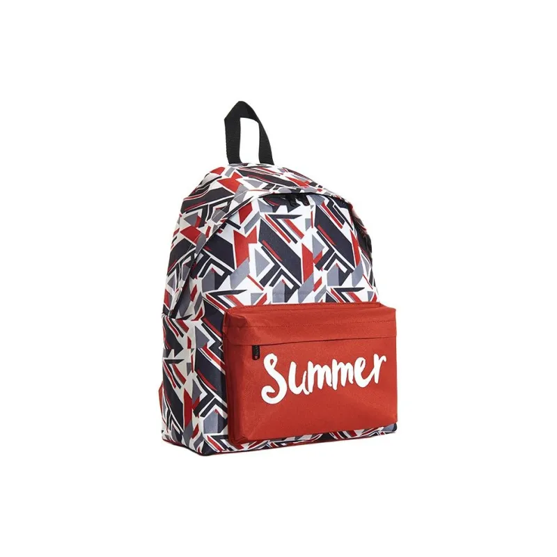ROCKLAND Non-Woven Fabric Backpack Large Size Unisex Red-1