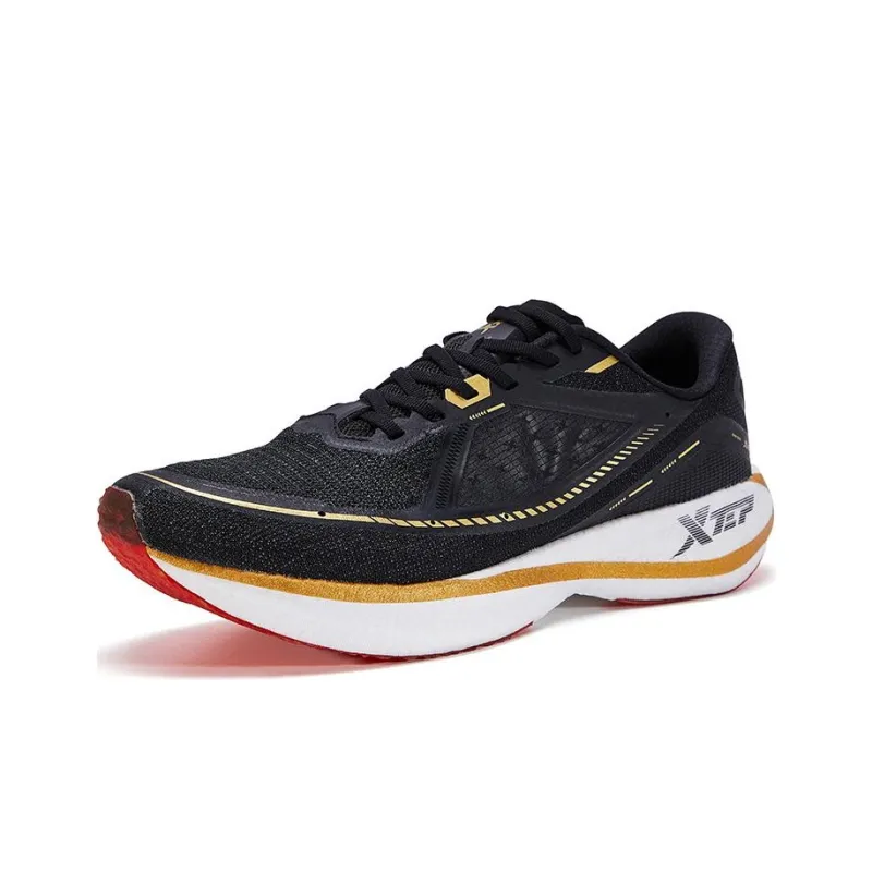 XTEP 260 1.0 Cushioning Anti Slip And Wear Resistant Breathable Rebound Low Top Dynamic Foam Running Shoes Men's Black-1