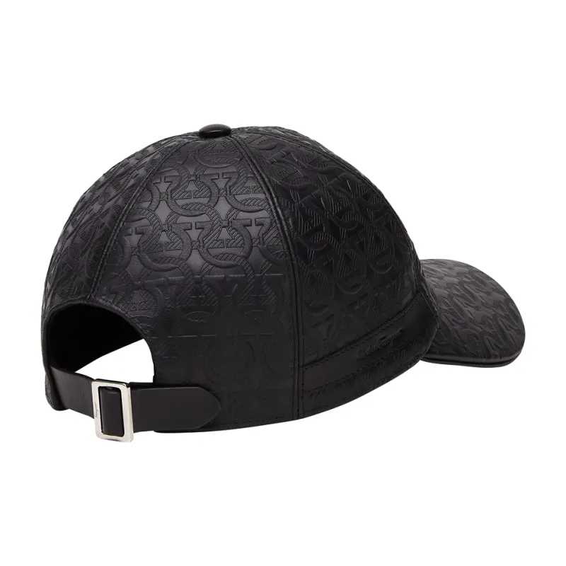 Ferragamo Gancini Leather Cap-2