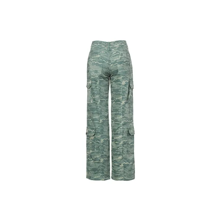 JYOSEI Casual Pants Women's Lake Blue-1