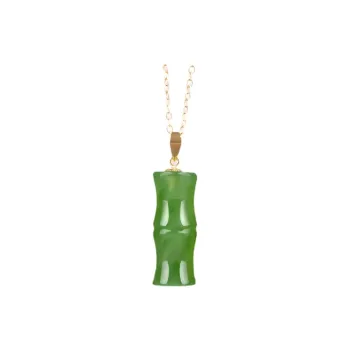 Jade Linmen 18k Gold And Tian Jade Pendants Unisex Jasper