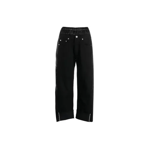 JUNYA WATANABE Logo-patch Panelled-design Cropped Jeans