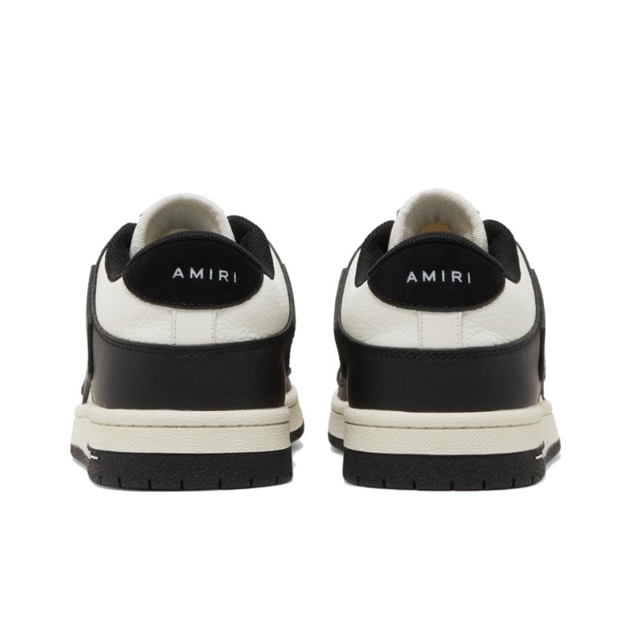 【関税&送料込】AMIRI ブラック Skel-Top ローカットスニーカー Amiri☆関税込☆スケルトップ ロー ブラック スニーカー Ω