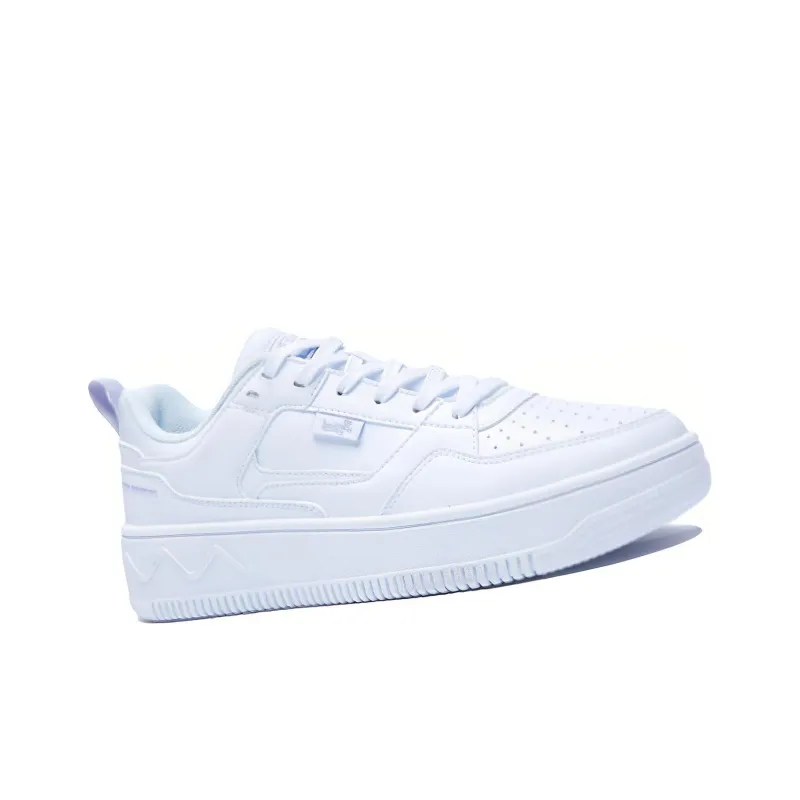 361° Air Force One Skateboard Shoes Women's Low Top White-2