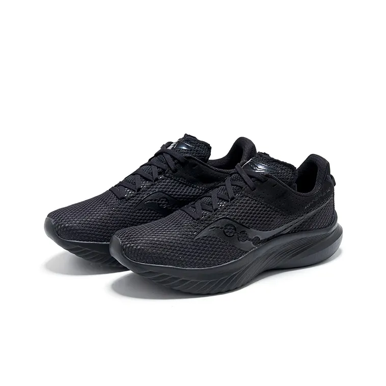 Saucony Kinvara 14 Anti Slip Wear Resistant Low Top Training Running Shoes Men's Black-2