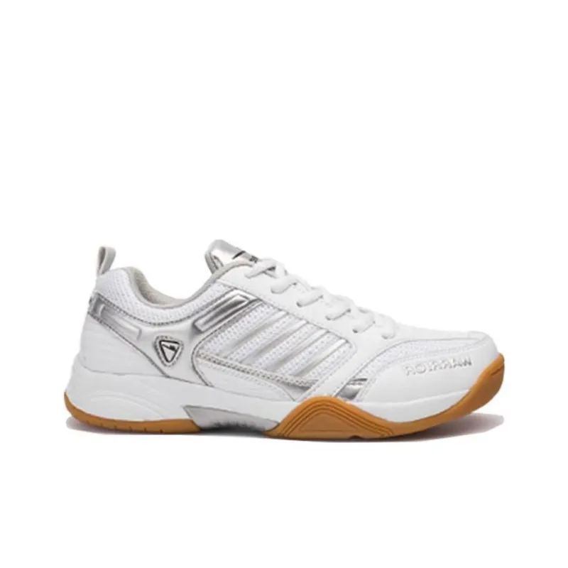 Warrior Shock Absorbing, Non Slip, Wear Resistant, Breathable And Lightweight Low Top Casual Shoes Unisex White Gray-1