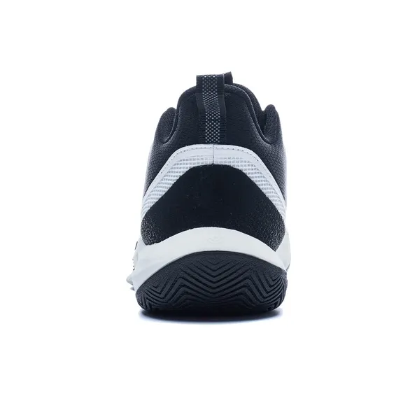 LiNing Sonic Team Shock Absorbers Mid Top Basketball Shoes Men's White Black-3