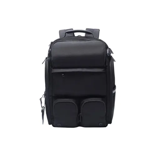 NETEASE Nylon Fabric Backpack Medium Size Men's Black