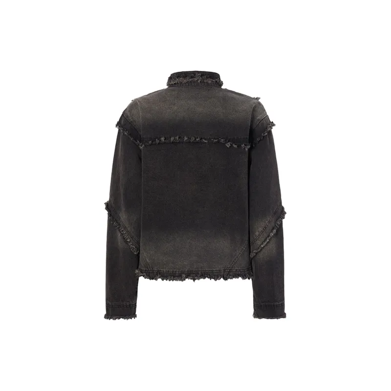 ROCAWEAR Denim Jacket Unisex Black-1