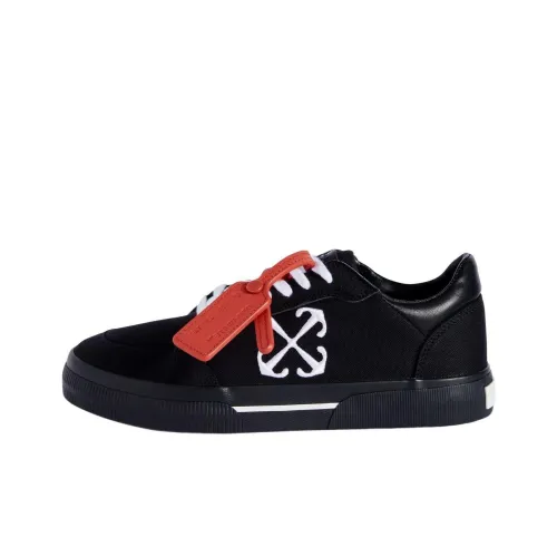 OFF-WHITE New Low Vulcanized Black White Women's