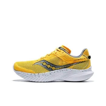 Saucony Kinvara 14 Essence Low Top Running Shoes Men's Yellow Black