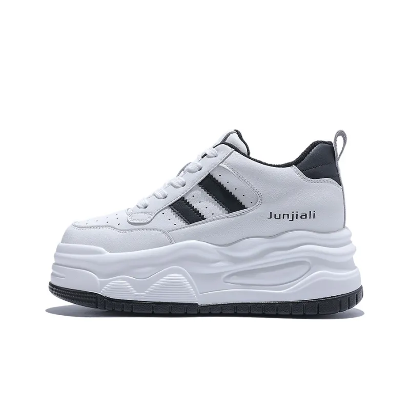 Junjali Wear-Resistant Lightweight Height Increasing Low-Top Casual Shoes Women's-3