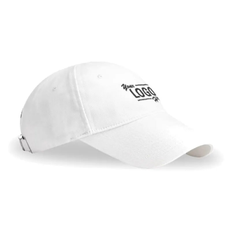 Balenciaga Cotton Baseball Caps Women's White-2