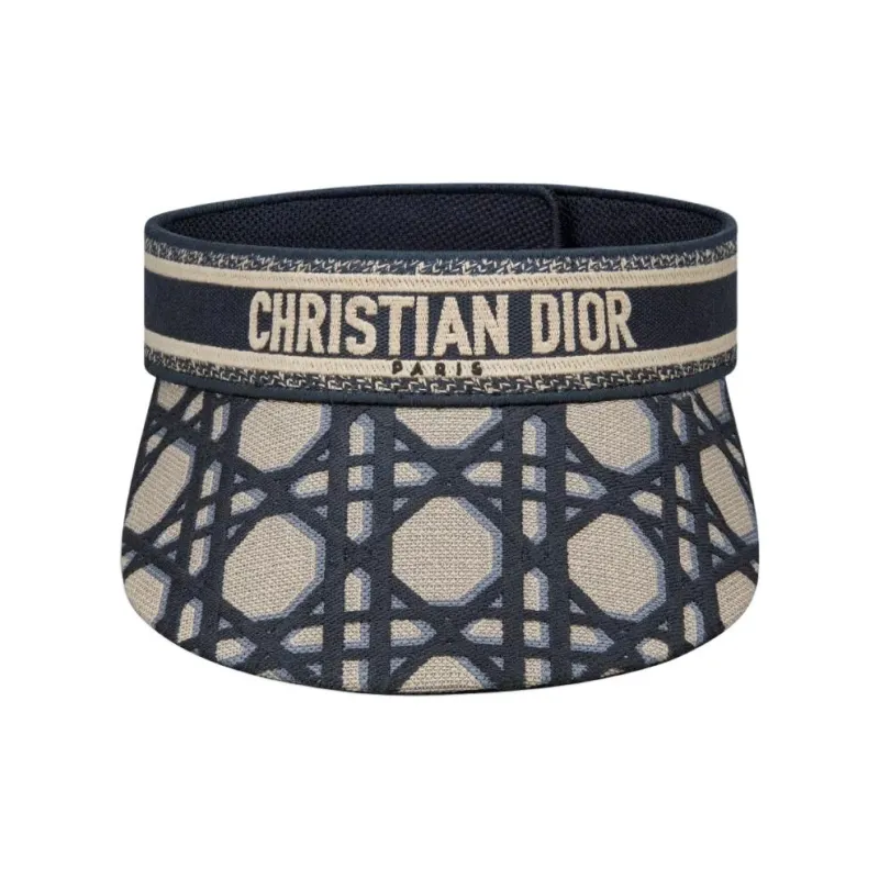 DIOR Cotton, Polypropylene Fiber Sun Protection Hats Women's Gray-1