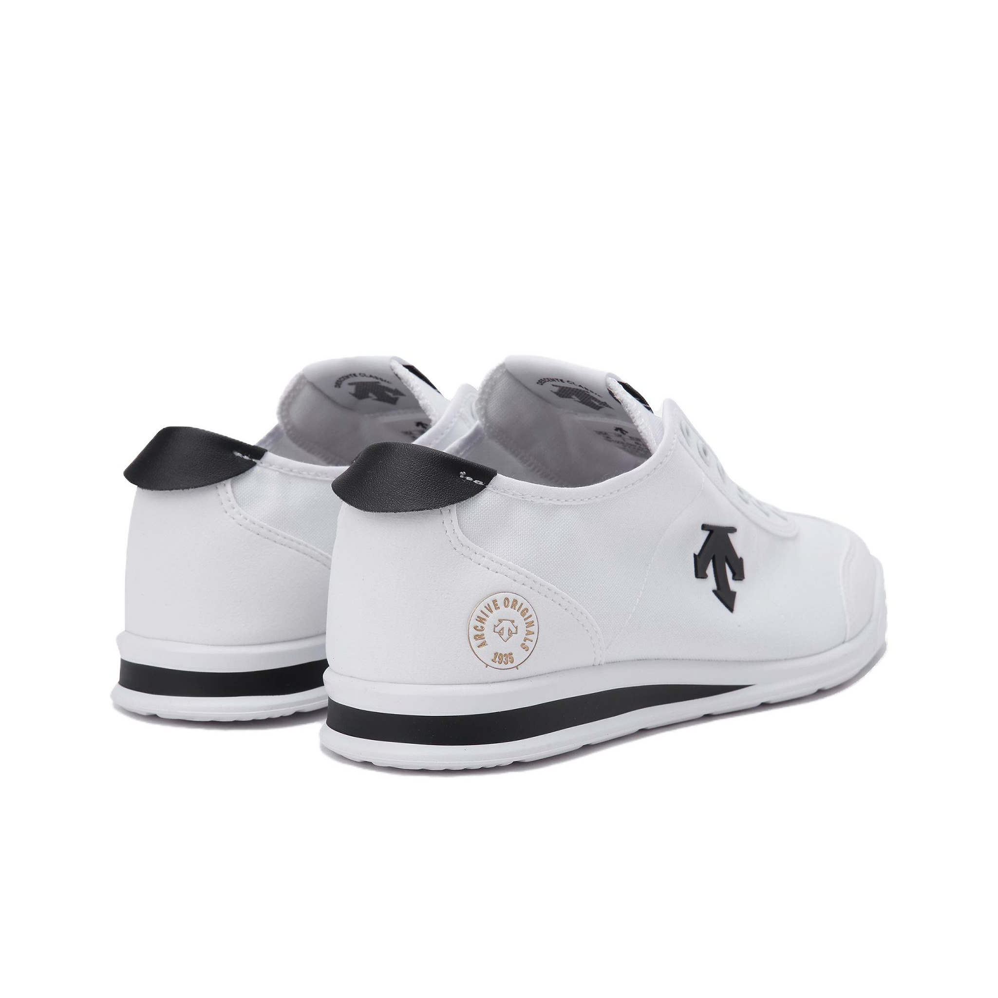 DESCENTE Chron Skateboard Shoes Unisex Low-Top White Black