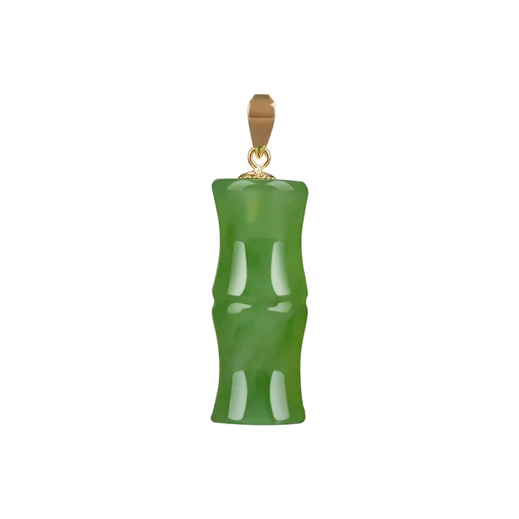 Jade Linmen 18k Gold And Tian Jade Pendants Unisex Jasper-3