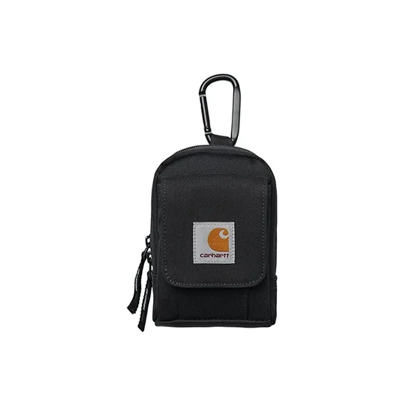 Carhartt WIP Polyester Wallet Storage Bag With Key Pouch Small Size Unisex Black-0