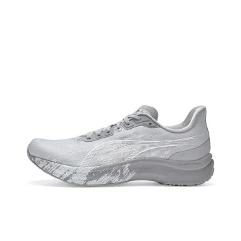 DO WIN Anti Slip And Wear Resistant Breathable Low Top Full Length Carbon Plate Running Shoes Unisex Gray White