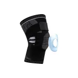 Black Lace-Up Knee Protector