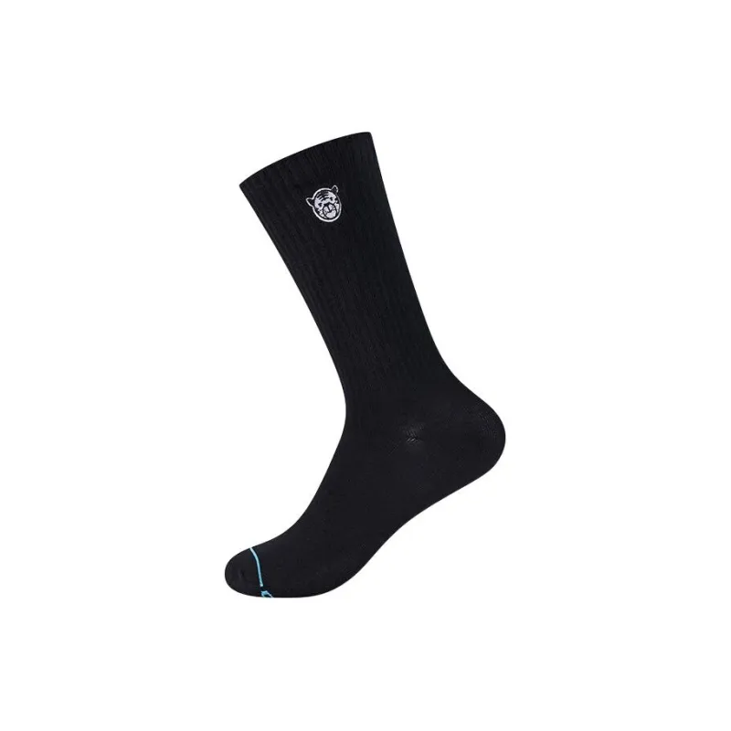 QIAODAN Knee High Socks Unisex 1 Pack Black-0