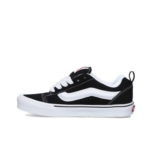 Vans Knu Skool Skateboarding Shoes Unisex Black/True White