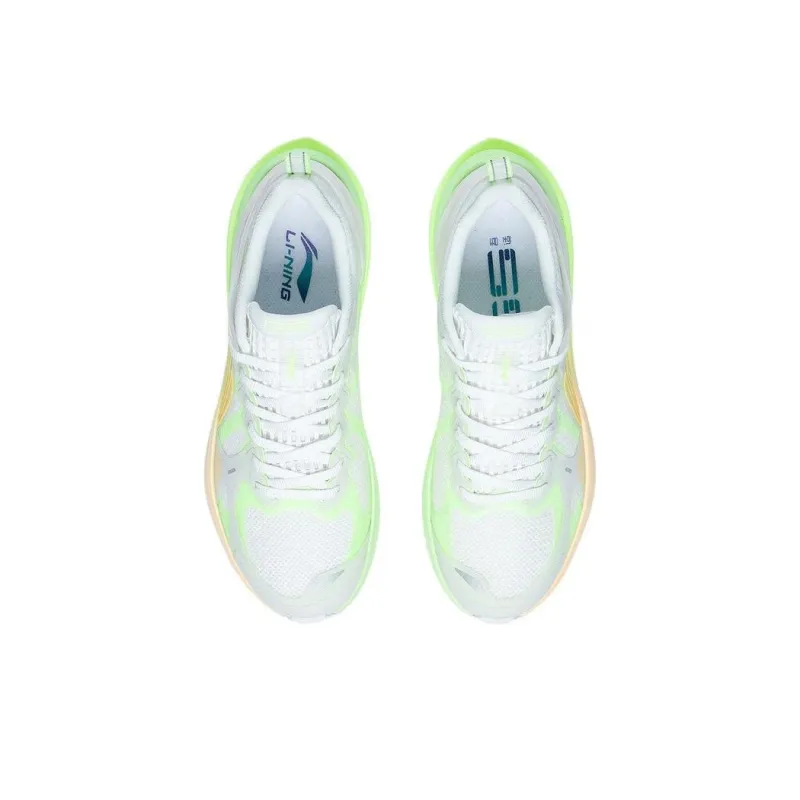 LINING WuShi 5S 2.0 Running Shoes Women's Low Top Champagne White-3