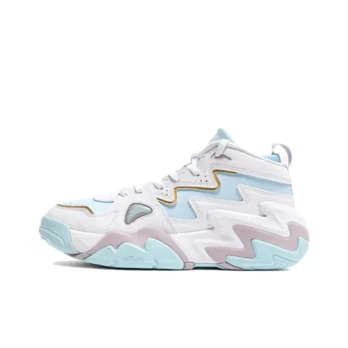 361° Basketball Shoes Women's Low-Top Blue/White