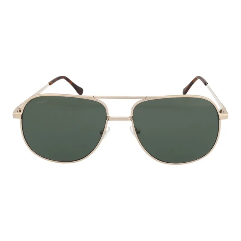 LACOSTE Metal Aviator Sunglasses Unisex Gold-1