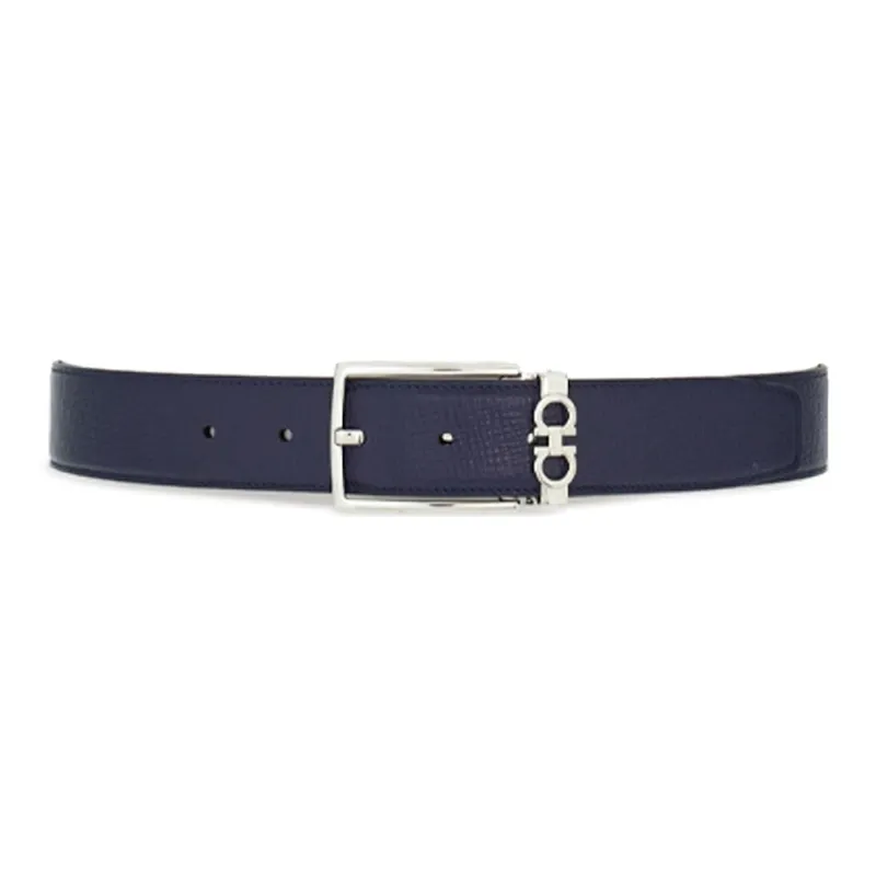 Ferragamo Gancini-buckle Leather Belt-1