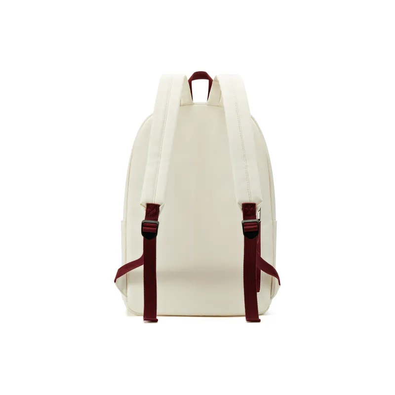 LANDCASE Fabric Laptop Backpack Unisex Burgundy/Black/Blue/Red White-5