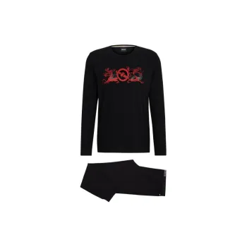 HUGO BOSS Pajama Set Men's Black