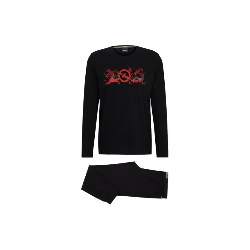 HUGO BOSS Pajama Set Men's Black-0