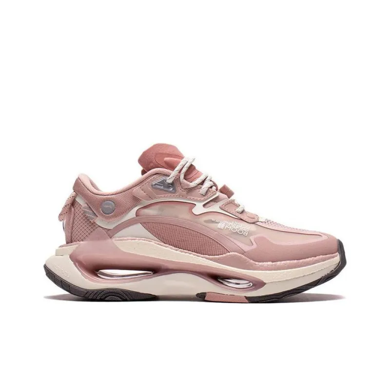 LiNing Infinity Cushioning Anti-Slip And Wear-Resistant Rebound Low-Top Sports Casual Shoes Women's Pink-1