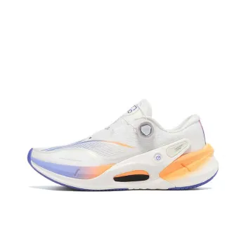 LiNing Furious Rider 7.0 PRO V2 Cushioning Lightweight Low Top Running Shoes Men's White Blue Orange