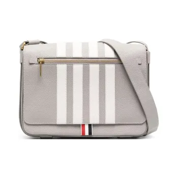 THOM BROWNE Reporter 4 Bar Stripe Shoulder Bag