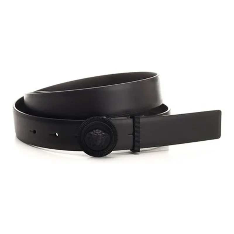 VERSACE Logo Detailed Buckle Belt-0